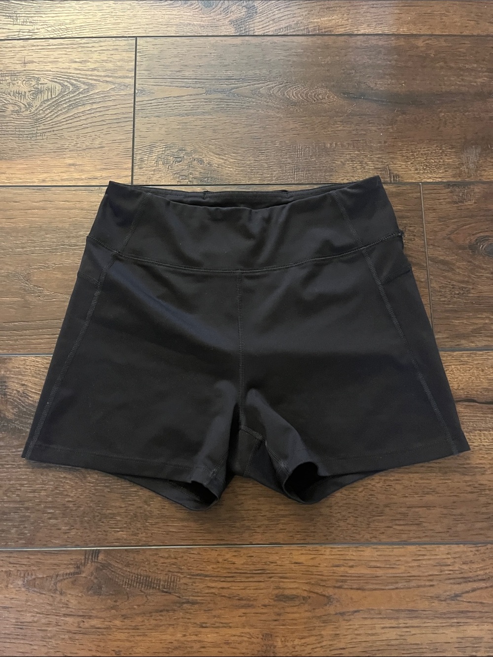 Fila Black High-Rise Bike Shorts